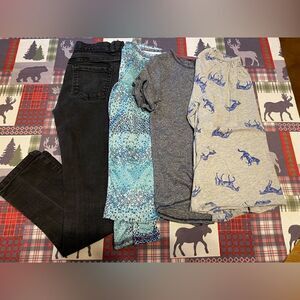 LOT of 4 girl’s clothes, size 6. (K09)